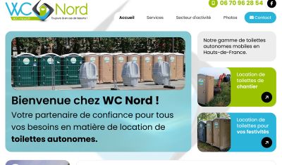 WC Nord - Site internet